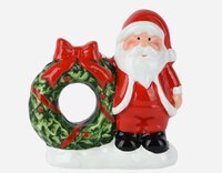 Kerstman terracotta l5.4b12h11cm rd