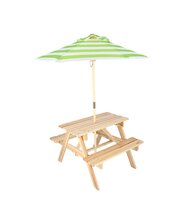Kinderen picknicktafel met parasol