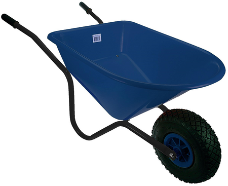 Kinderkruiwagen blauw/zwart