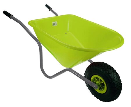 Kinderkruiwagen lime/grijs - afbeelding 1