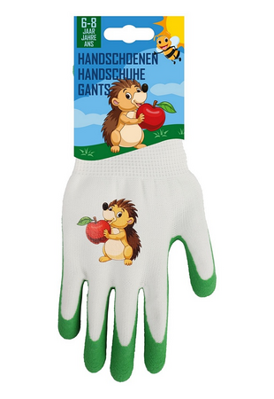 Kinderwerkhandschoen egel 6/8 jaar