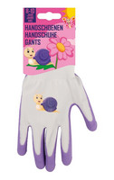 Kinderwerkhandschoen slak 8/10 jaar