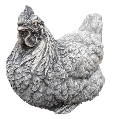 Kip zittend l30b17h20cm