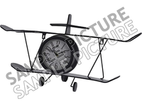 KLOK VLIEGTUIG MODEL METAAL