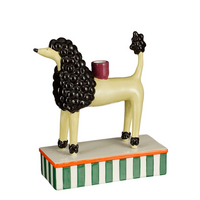 Kndlr hond l23.5b10.5h28.5cm l.geel