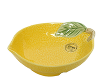 Kom porselein citroen d15cm geel - afbeelding 1