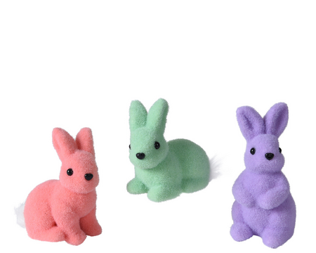 Konijn flock l14b9h18cm a3