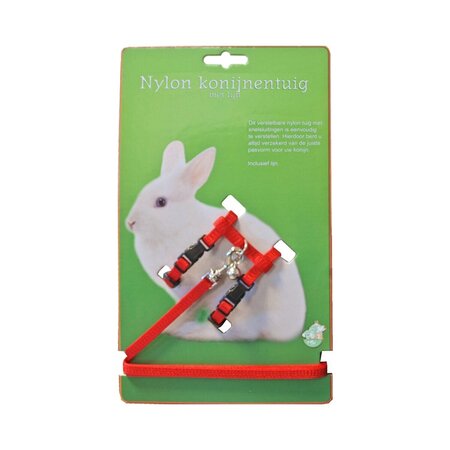 Konijnentuig met lijn rood - afbeelding 1