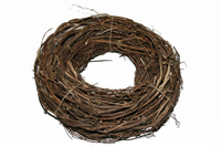 Krans hopstok dik d40cm naturel