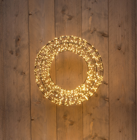 Krans metaal 1440l 48x10cm cw+flash