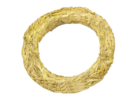 Krans stro 50cm naturel