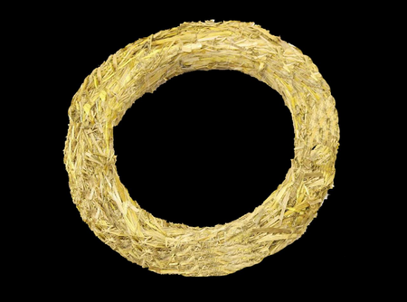 Kransstro d30cm naturel