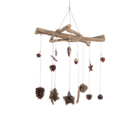 Kroonluchter d60h90cm bruin