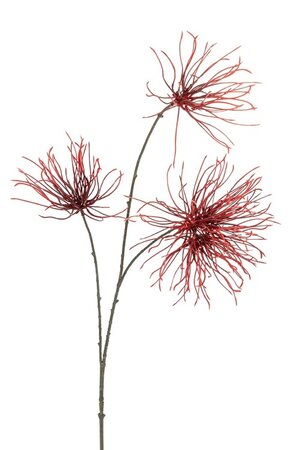 Krultak l95cm donker rood