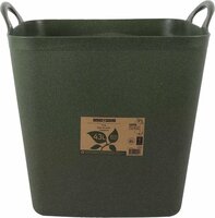 Kuip recycled vierkant 43l groen