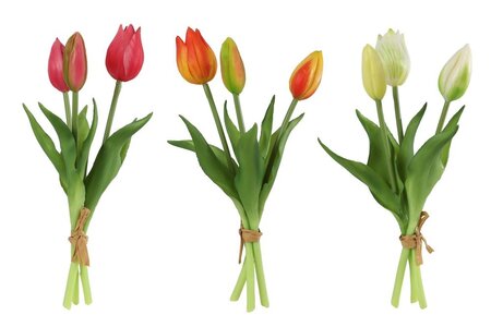 Kunstbloem tulp 3x pe l25cm a3