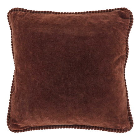 Kussen carmel 45x45cm marsala