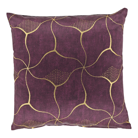 Kussen celina 45x45cm donkerpaars