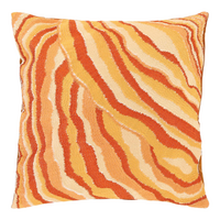 Kussen ezra 45x45cm orange flame
