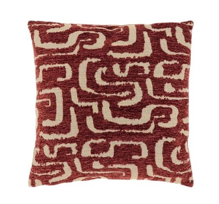 Kussen liam 45x45cm marsala