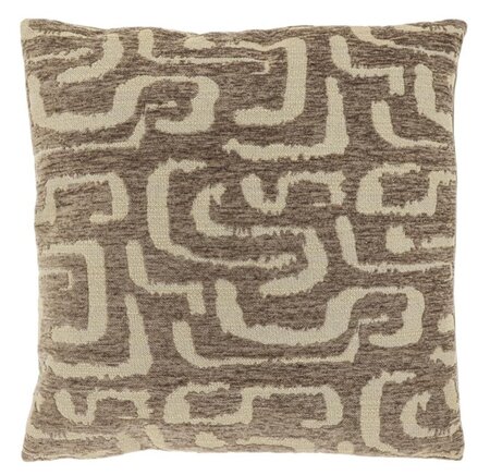 Kussen liam 45x45cm taupe