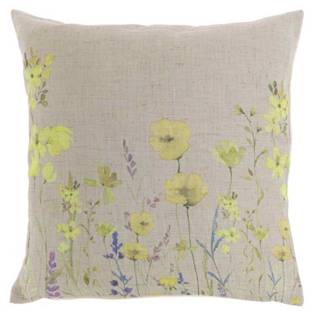 Kussen linnen print l45b45cm ds 16