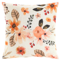 Kussen linnen print l45b45cm ds 17