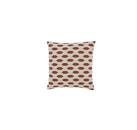 Kussen renton  l45b45h10cm brns