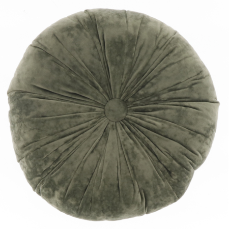 Kussen tatum d40cm diepgroen