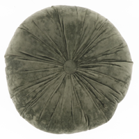 Kussen tatum d40cm diepgroen