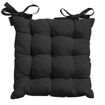 Kussen toscane 46x46cm pan. zwart