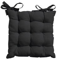 Kussen toscane 46x46cm pan. zwart