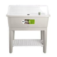 Kweektafel noa 80cm warmgrijs