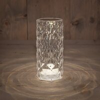Lamp kristal 16x7.5cm warm wit