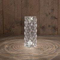 Lamp kristal 21x9cm warm wit
