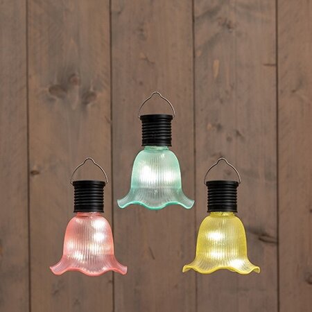 Lampje solar bloem 10x8cm a3 - afbeelding 1