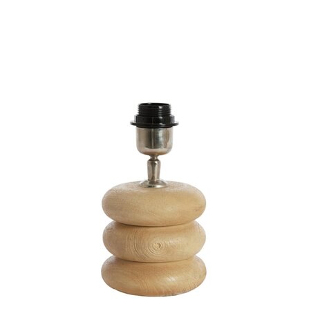 Lampvoet budongo hout d12h12cm brn