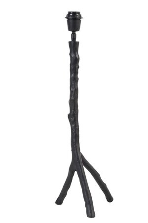 Lampvoet l15.5b19h58cm mat zwart