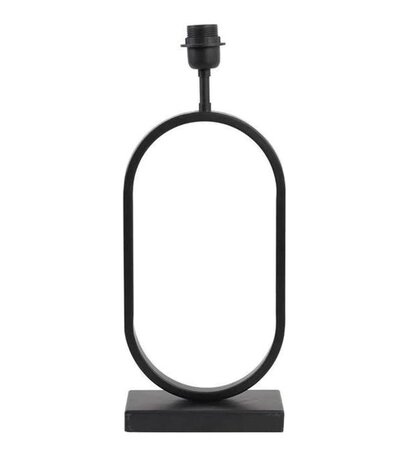 Lampvoet l21b10h45cm zwart