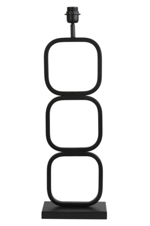 Lampvoet lutika l23b11.5h69cm zwart