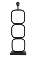 Lampvoet lutika l23b11.5h69cm zwart