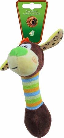 Langnek hond+piep 15cm