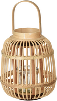 LANTAARN BAMBOE 19X24CM NATURE