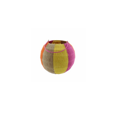 Lantaarn jute d20h50cm multi