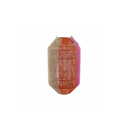 Lantaarn jute d34h60cm multi
