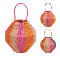 LANTAARN MET JUTE 21CM per stuk