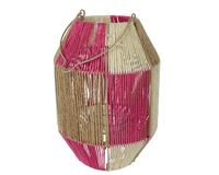 Lantaarn papiertouw l18b18h25cm rz