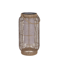 Lantaarn peak d18.50h36cm bruin