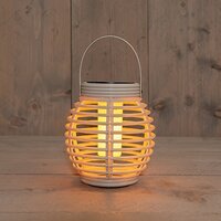 Lantaarn solar 15x15cm zand