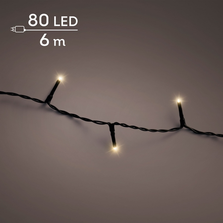 Led basic 600cm-80l zwart/soft gold